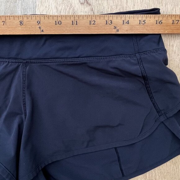 LULULEMON ATHLETICA SHORTS WOMEN’S sz 8 Vented High Rise Lined Running - Picture 9 of 12